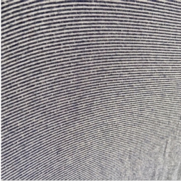 Brandy Melville t-shirt navy Mermaids Don't Do Homework striped - Picture 3 of 7